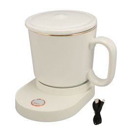 Smart Coffee Warmer Type C Interface Constant Temperature Auto Stirring Electric Cup Warmer with Cup for Family Office