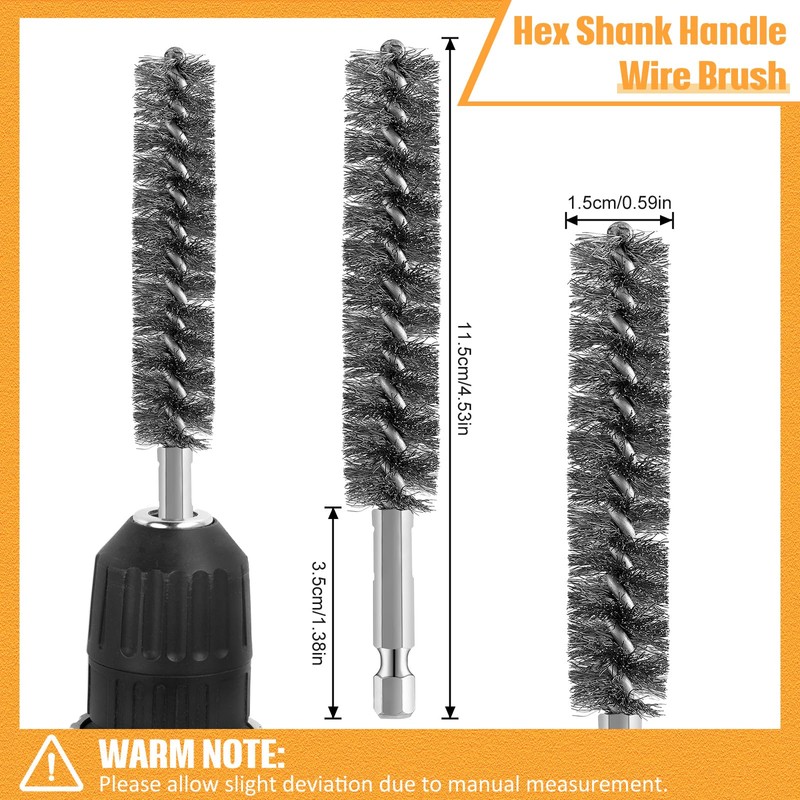 Bore Brush Bristles Wire Brush for Power Drill Cleaning Wire