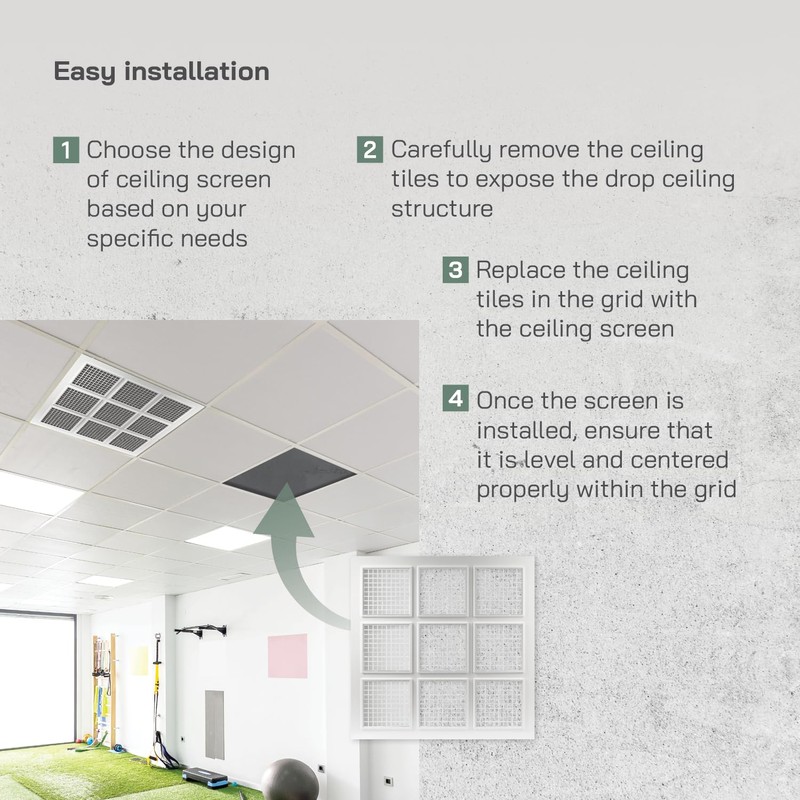 Vent Systems 2' x 2' ft Pack of 2 Plastic