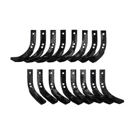RAParts New Aftermarket Tiller 16 Piece Tine Set with Hardware Fits Troy-Bilt Horse/Pony