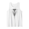 Moon Phases With Geometric Triangles Tank Top