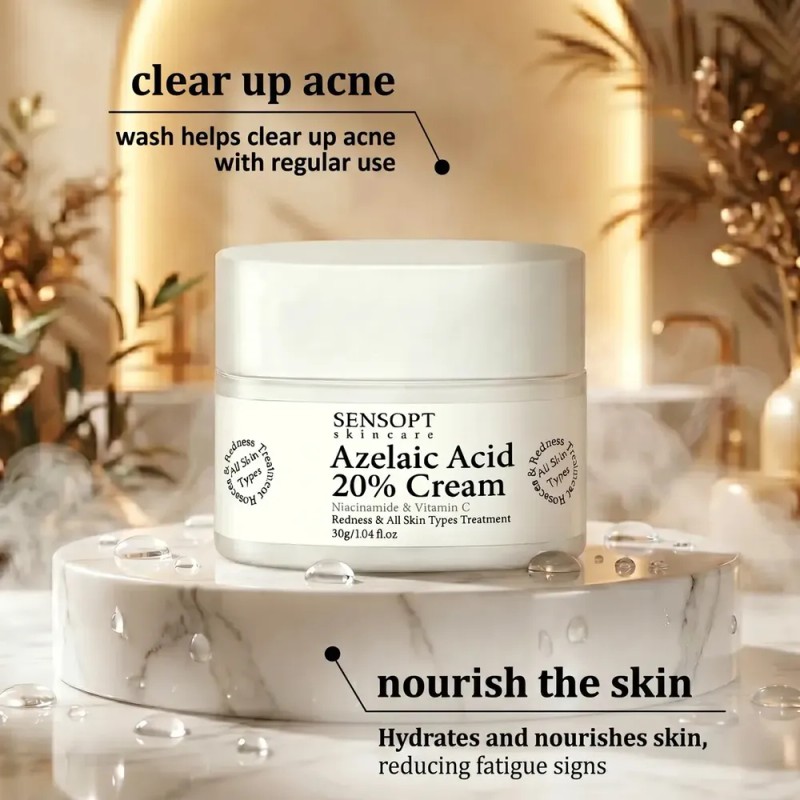 2pcs Crema Con Ácido Azelaico Al 20% Niacinamida Y Vitamina