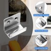 sourcing map 10 Pcs Stainless Steel Tile Hanger, Tile Display