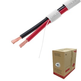 250FT Speaker Wire 18AWG 18/2 CL2 in Wall OFC Oxygen-Free Copper Bulk Audio Cable 2 Conductors (250ft, 18/2)