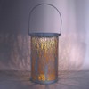 Solar Power Hanging Hollow LED Lamp Decorative Light for Outdoor