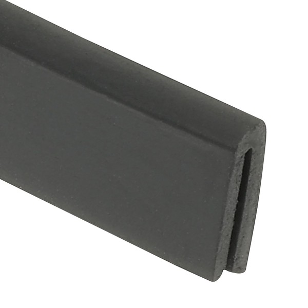 PATIKIL 1/16" Rubber Edge Trim, 6.6 ft Flexible U Channel