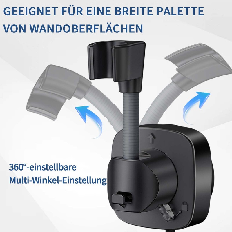 Shower Head Holder (Black)