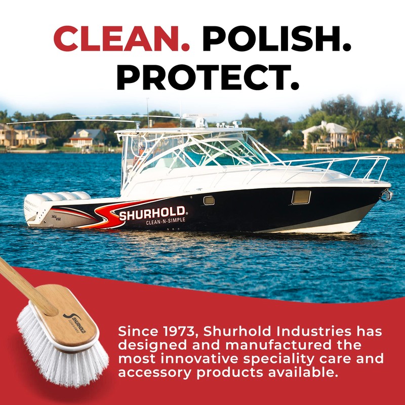 Shurhold 1950 Marine Mate 6 Inch Stiff Bristle Brush with