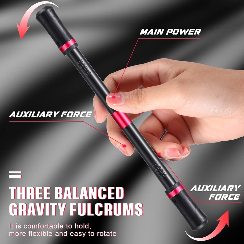 Outus 2 Pieces Spinning Pen Rolling Finger Rotating Gaming Trick