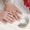 NuLink Ring Sizer Measuring Tool Stainless Steel Finger Rings Gauge