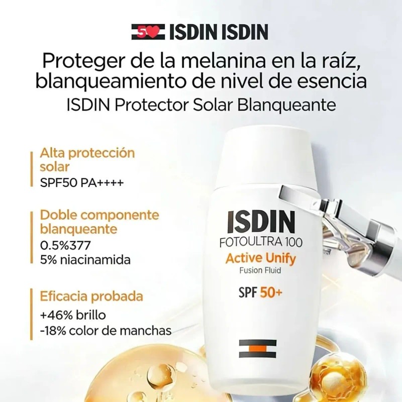 Isdin Fotoultra 100 Active Unify Despigmentante Spf50 50ml