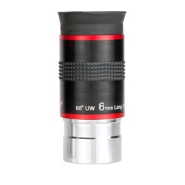 SVBONY Eyepiece Eyepiece for Astronomical Telescope 6mm 68° Super Wide Angle Telescope Accessories 31.7mm Effective Diameter Black
