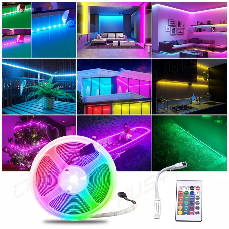 CHUSYYRAY Bar Billiard Pool Table Bumper LED Blue Colour Changing