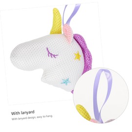 Beavorty Lovely Shower Mesh Bath Exfoliating Brush for Suitable for Men Women Boys and Girls Enjoy Relaxing Showers Strong Foaming Comfortable Touch