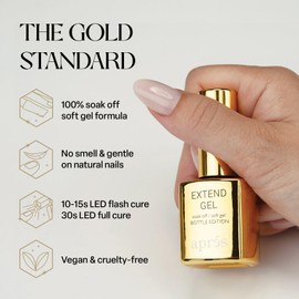 APRÉS Gel-X® Professional Nail Extension Bundle - Gold Bottle Extend Gel, pH Bonder, Non-Acidic Primer, 15 ml Set