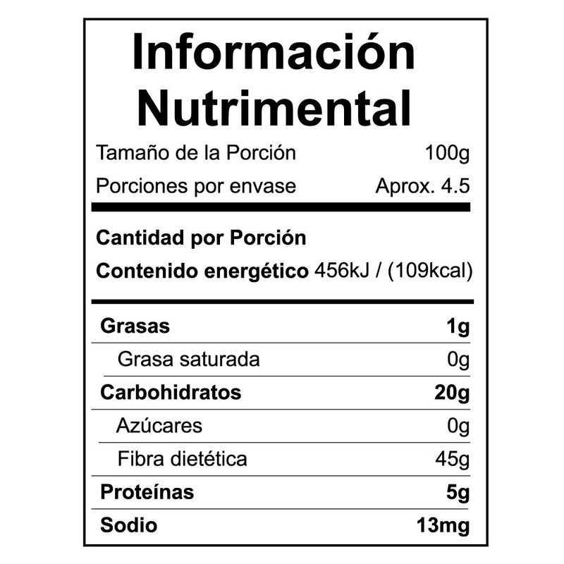 Nopal Deshidratado en Polvo Orgánico 454 gr. (1 Lb)