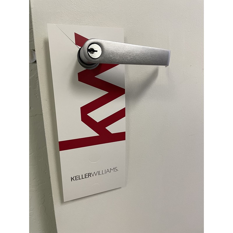 Keller Williams Door Hangers "Big-White" 50 Pack
