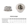 SCREW REBEL Stainless Steel A2 Hex Nuts M6-25 Pieces with