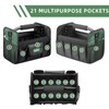 Guliter 11 Inch Small Tool Bag, Open Top Tool Tote