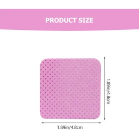 Kichvoe Toallitas No Tejidas para Pegamento de Extensiones de Pestañas, Almohadillas Rosa 800 Piezas, 4 Cajas para Mujeres y Niñas en Salón y Hogar