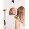 BEFUI Extra Large Handheld Mirror，Hand Salon Mirror with Handle for