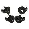 Bundle Rear Bumper Sensor Inner Outer Bezel Retainer Texture 4pcs