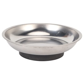 Magnetic Pin Dish Strong Stainless Steel Portable Needle Holder for Quilting Sewing (Round(4.3x1.2in))