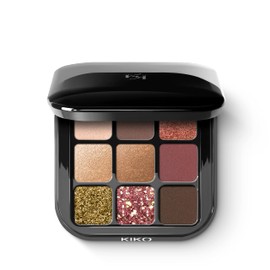 KIKO MILANO New Glamour Multi Finish Eyeshadow Palette 03 Paleta con 9 sombras de ojos en diferentes acabados                                         
