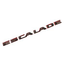 1Pc Escalade Rear Liftgate Emblem 3D Badge Letter Nameplate Replacement for 2021-2025 Escalade 84787581 86543262 (Red)