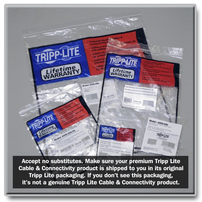 TRIPP LITE Cat6 Gigabit RJ45 M/M, azul, 5' (N201-S05-BL)