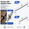 25 Pack Helical Wall Ties, 16" x 1/4" Stainless Steel