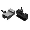 2Pcs Tool Post Holder Turinng Facing Boring Piston Wedge Hardware