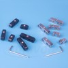 Amavoler 6 Pcs Universal Spark Plug Wire Separators Kit Aluminum