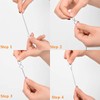 Adwikoso 4Pcs 40mm Crystal Ball Prism Pendant Glass Chandelier Hanging