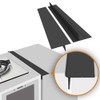 Foldable Stove Gap Filler Kitchen Counter Range Guards 25inch,Silicone Stove