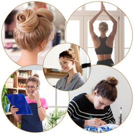 cobee 8Pcs Hair Bun Maker Französisch Haar Donut Snap Roll Bun Werkzeug für lange Haare Easy Bun Hair Tool Fashion Hair Curler Bun Clips für Frauen & Mädchen(8 Stück 4Farben)