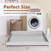 Stainless Steel Washing Machine Drip Pan,Heavy Duty Washer Drip Tray
