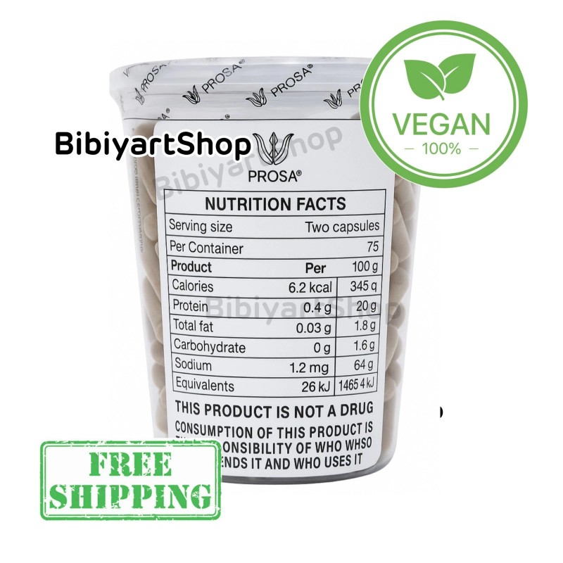 Prosa 2 pack Vegan Wereke Capsulas Prosa 150 Capsules Wereque