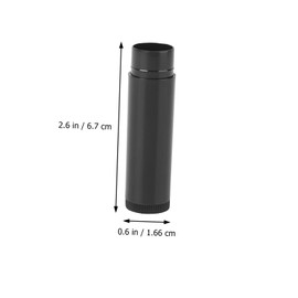 NOLITOY 25pcs Black Empty Lip Balm Tubes with Caps Refillable Containers for Lip Balm Lipstick and Cosmetic Crafts for DIY Projects and Storage