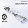 DeepCrush Ultimate Ice Cream Scoop, Heated Stainless Steel Head &