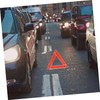 ULTECHNOVO Reflective Emergency Safety Triangle for Cars Portable High Visibility