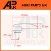 APUK Chrome Bonnet Fastener Latch Catch Handle Lever Replacement for