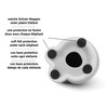 FeinKnick Harmonious Ceramic Elephant Couple in Black and White –