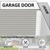 Greymond Garage Door Weather Stripping, 40FT White Garage Door Side