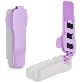 STARTRC PHOTO Pocket 3 Funda para DJI Osmo Pocket 3 Accesorios, 3 ranuras de almacenamiento de filtro CPL/ND, protege el bolsillo 3 cardán de impactos (púrpura)