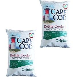 Cape Cod Original Reduced Fat Kettle Cooked Chips (2 Bags 30 oz Each)