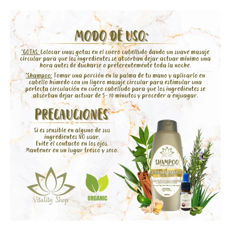 Tratamiento Ozonizado Anti-caída De Cabello Orgánico Romero