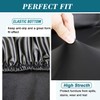 HFCNMY Bar Stool Covers,2 Pack Stretch Waterproof PU Covers with