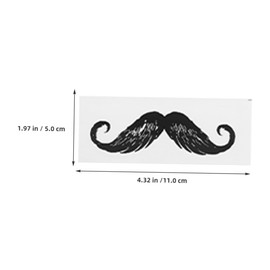 FOMIYES Beard Stickers Set Pcs Mustache Stickers Nose Hair Removal Beard Protector Skin-friendly Pp Material