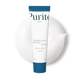 PURITO Crema del Mar Profundo, Hidratación, Ligera, para Todos los Tipos de Piel, Hidratante Facial Diario, Vegano y Libre de Crueldad Animal, Cuidado de la Piel Coreano, 50ml 1.69 fl.oz